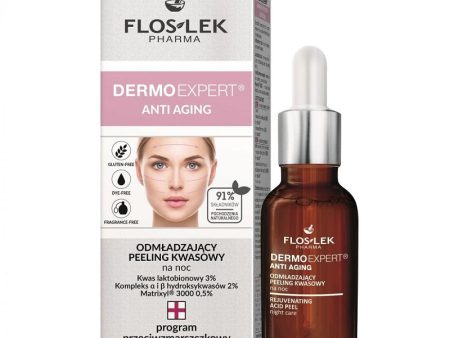 Dermo Expert Anti Aging odmładzający peeling kwasowy na noc 30ml Supply