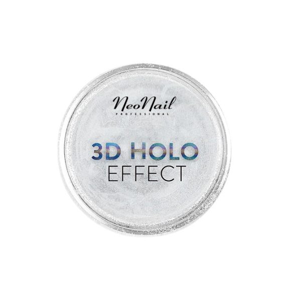 3D Holo Effect pyłek do paznokci Silver 3g Supply