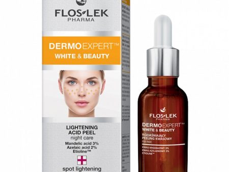 Dermo Expert White & Beauty rozjaśniający peeling kwasowy na noc 30ml Cheap