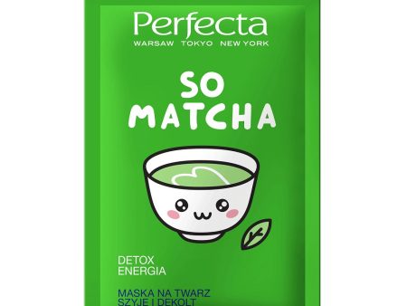 So Matcha maska na twarz szyję i dekolt detox & energia 10ml For Sale