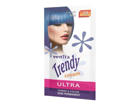 Trendy Cream Ultra krem do koloryzacji włosów 39 Cosmic Blue 35ml Online now