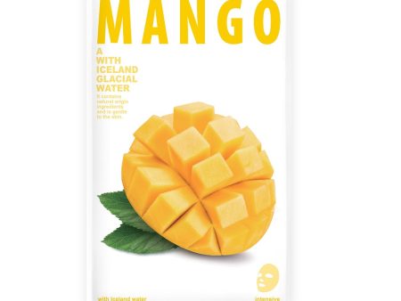 Mask A With Iceland Glacial Water odświeżająca maseczka w płacie Mango 20g Online