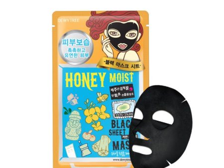 Honey Moist Black Sheet Mask nawilżająca maska w płachcie z miodem 30g Discount