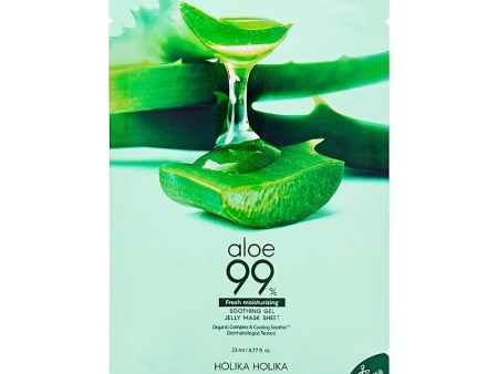 Aloe 99% Soothing Gel Jelly Mask Sheet nawilżająca maska w płachcie 23ml Fashion