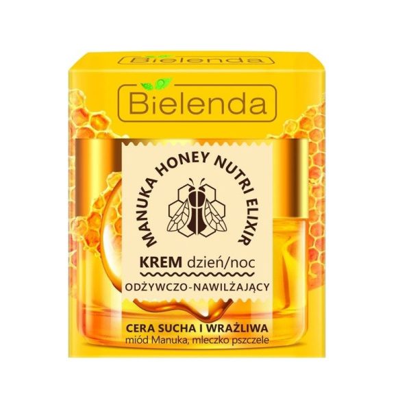 Manuka Honey Nutri Elixir odżywczo-nawilżający krem na dzień i na noc cera sucha i wrażliwa 50ml Online Hot Sale