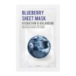 Blueberry Sheet Mask nawilżająca maseczka w płachcie z jagodami 22ml For Sale