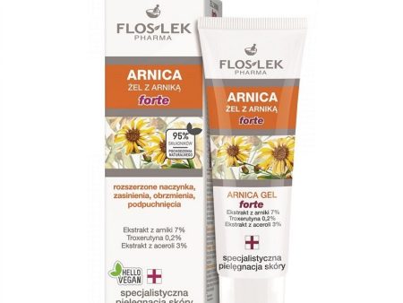 Arnica żel z arniką forte na rozszerzone naczynka zasinienia obrzmienia i podpuchnięcia 50ml Online Hot Sale