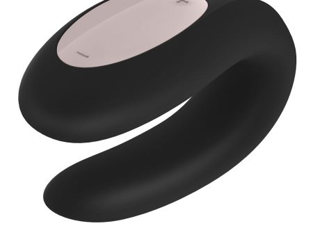 Double Joy Partner Vibrator wibrator dla par sterowany aplikacją Black Fashion