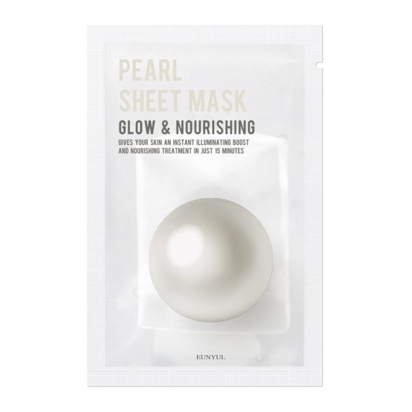 Pearl Sheet Mask rozjaśniająco-odżywiająca maseczka w płachcie z perłami 22ml For Discount