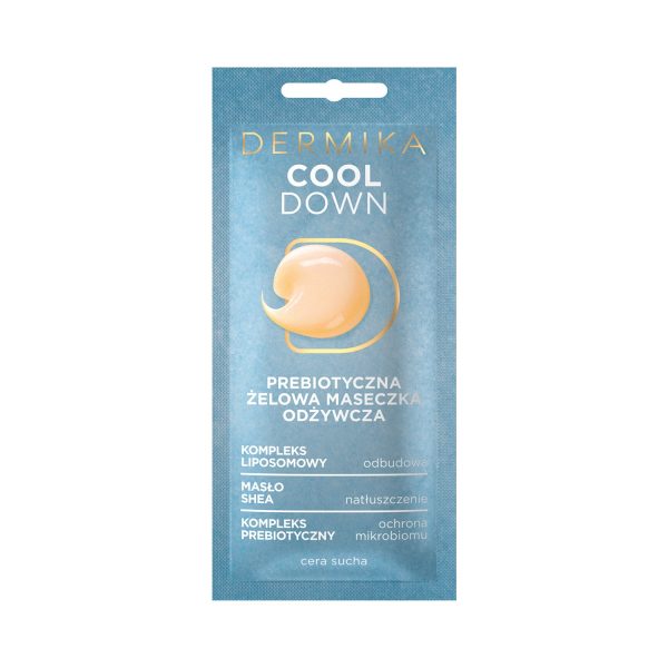 Maseczki Piękności Cool Down probiotyczna żelowa maseczka odżywcza do cery suchej 10ml Discount