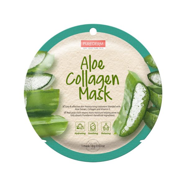 Aloe Collagen Mask maseczka kolagenowa w płacie Aloes 18g Online