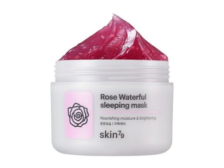 Rose Waterful Sleeping Mask różana maska rozjaśniająco-złuszczająca całonocna 100ml For Cheap