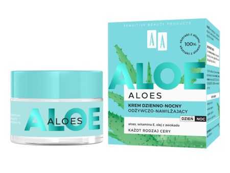 Aloes 100% aloe vera extract krem dzienno-nocny odżywczo-nawilżający 50ml Discount