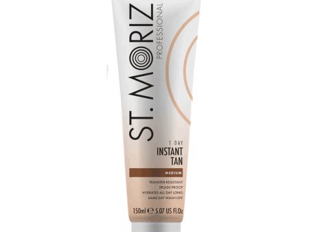 Professional 1 Day Instant Tan zmywalny bronzer do ciała Medium 150ml For Discount