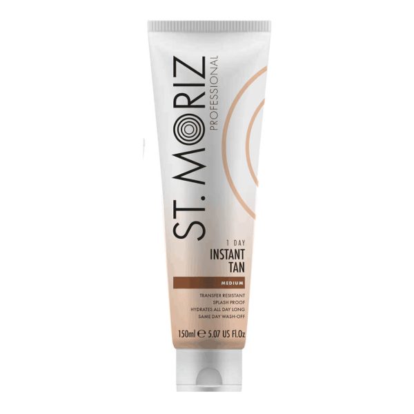 Professional 1 Day Instant Tan zmywalny bronzer do ciała Medium 150ml For Discount