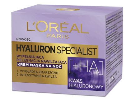 Hyaluron Specialist krem maska na noc wypełniająca pielęgnacja nawilżająca 50ml on Sale