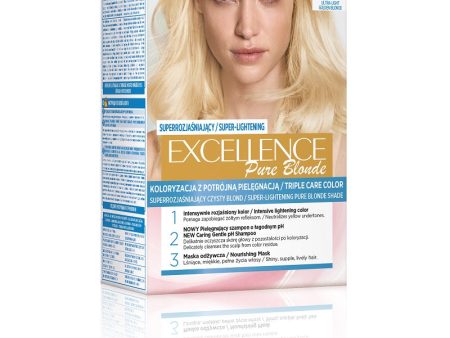 Excellence Pure Blonde krem koloryzujący 02 Superjasny Blond Złocisty For Sale